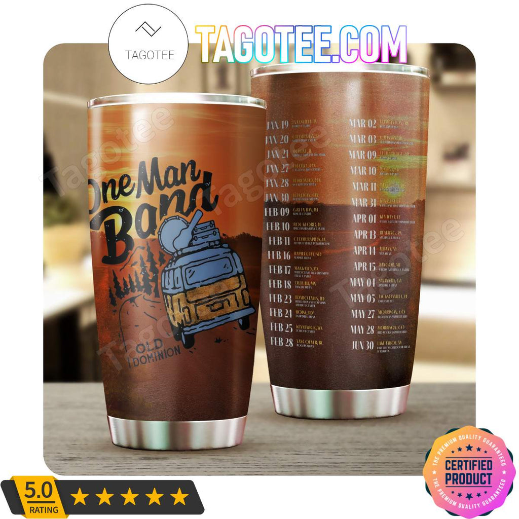 One Man Band Old Dominion Tumbler