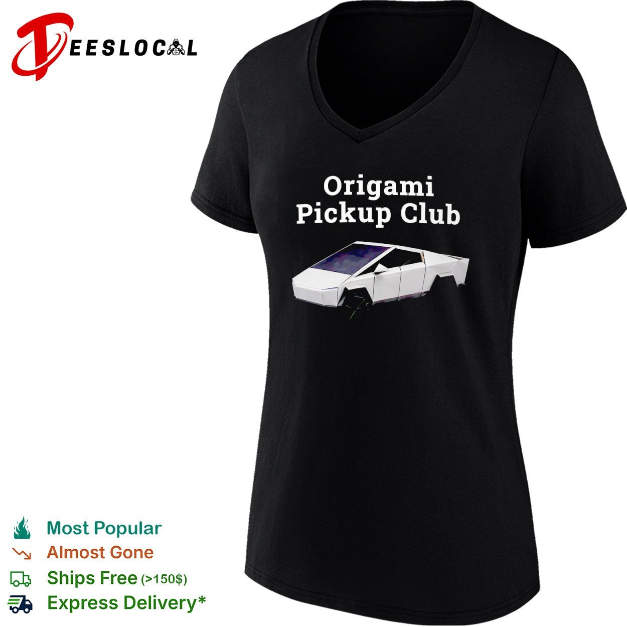 Origami Pickup Club Cybertruck Papercraft shirt