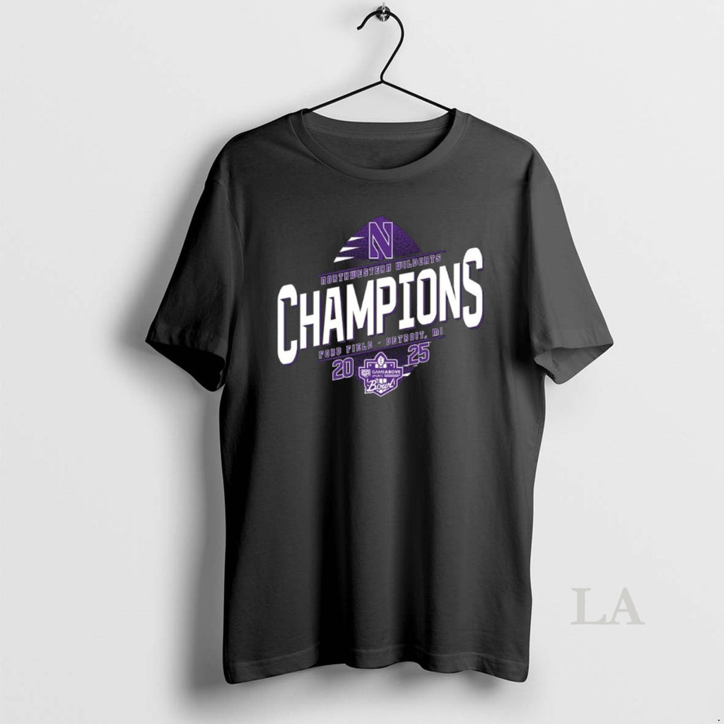 Original 2025 Gameabove Sports Bowl Champions Northwestern Wildcats