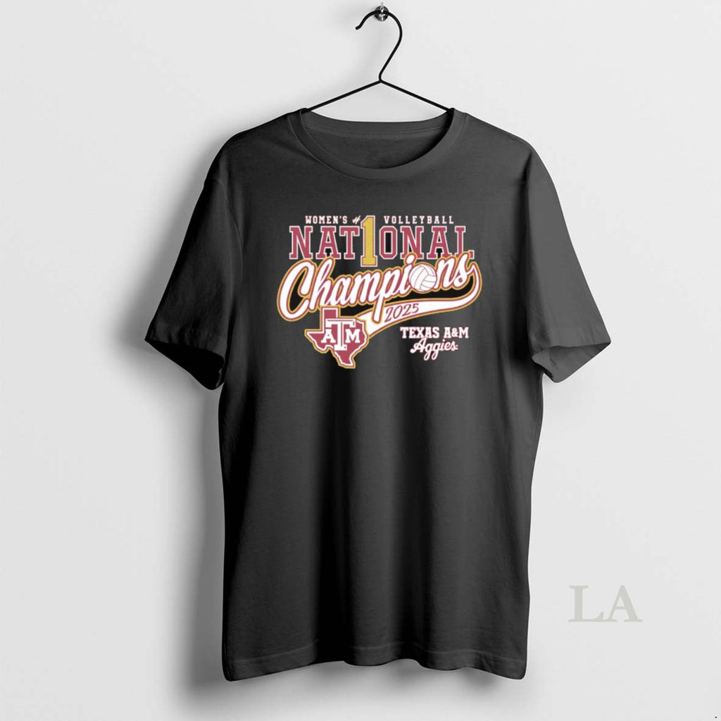 Original 2025 Ncaa Womens Volleyball Nat1onal Champions Texas Am Aggies Volleyball