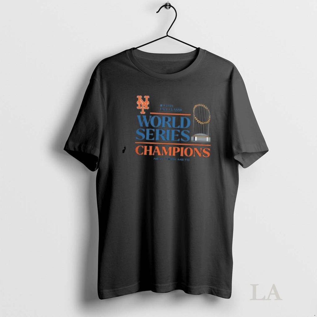Original 2025 New York Mets World Series Champions Trophy Logo