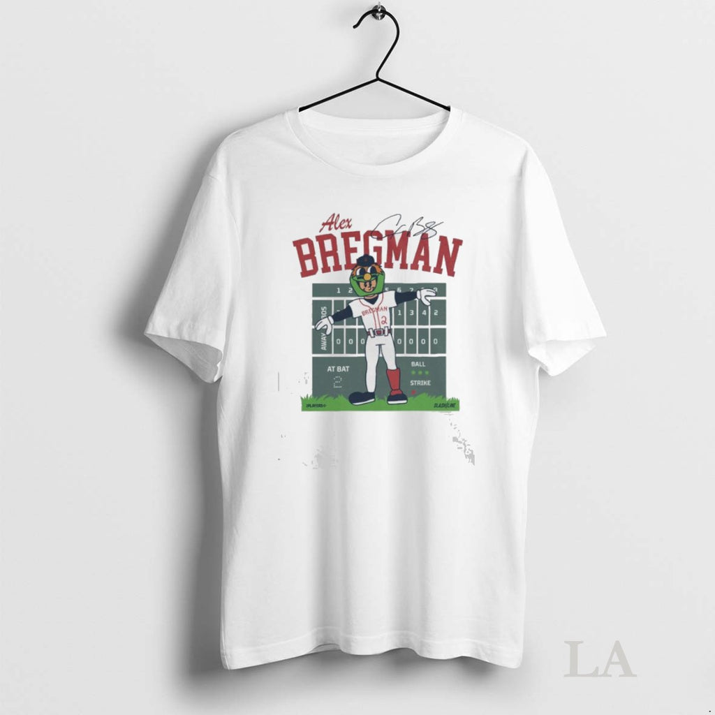 Original Alex Bregman Boston Red Sox At Bat 2 Ball Strike
