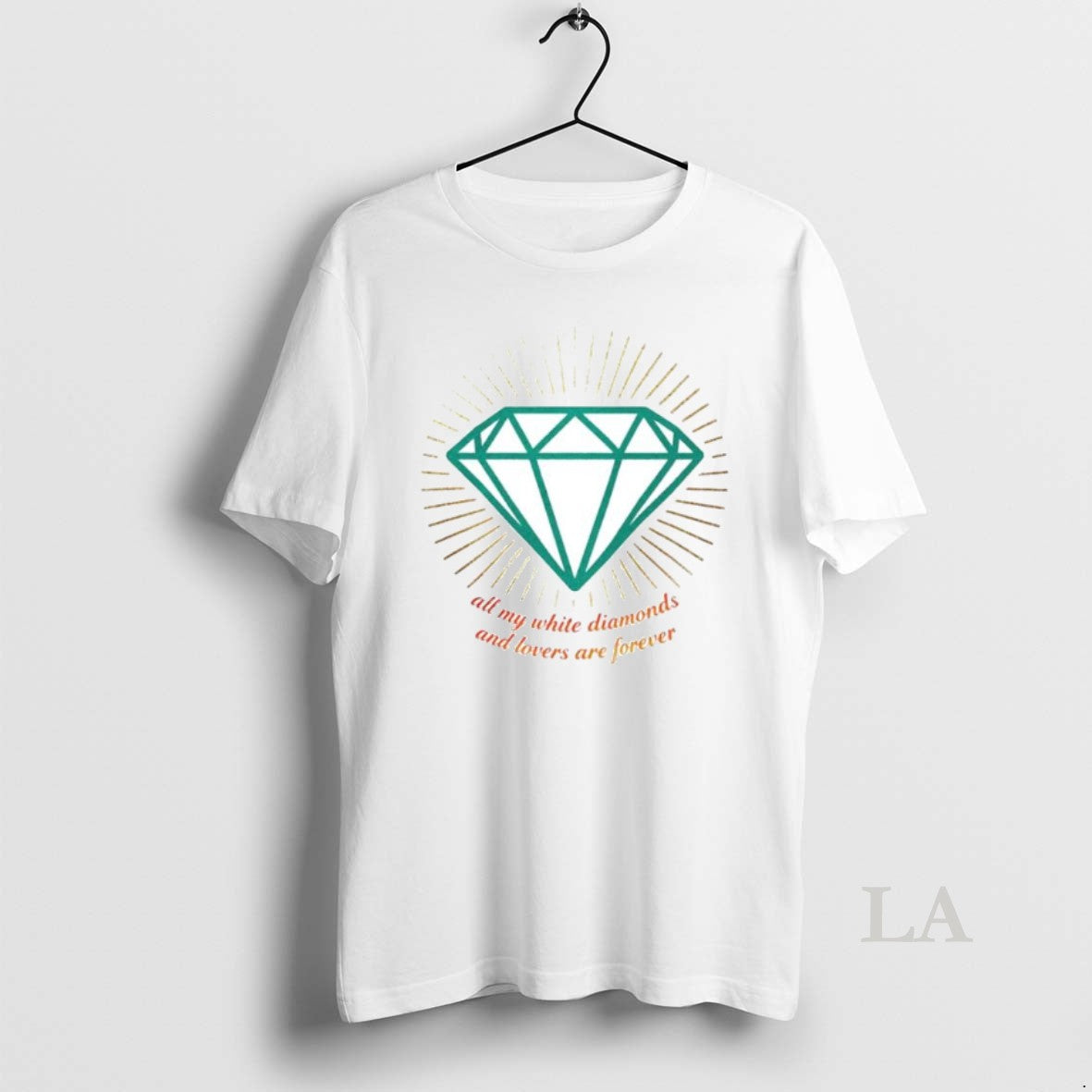 Original All My White Diamonds And Lovers Are Forever Ornaments Unisex , , , Long Sleeve Tee