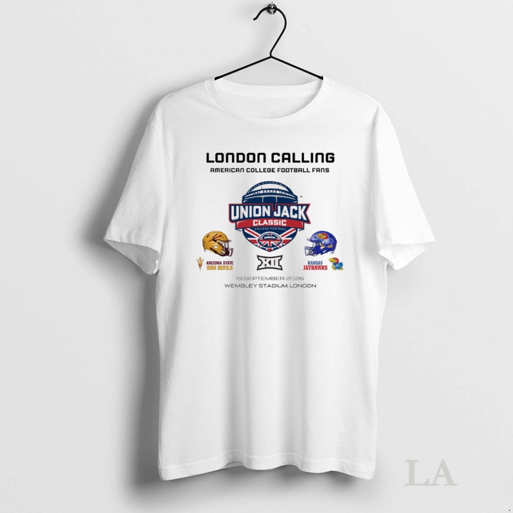 Original Arizona State Sun Devils Vs Kansas Jayhawks 19 September 2026 London Calling American College