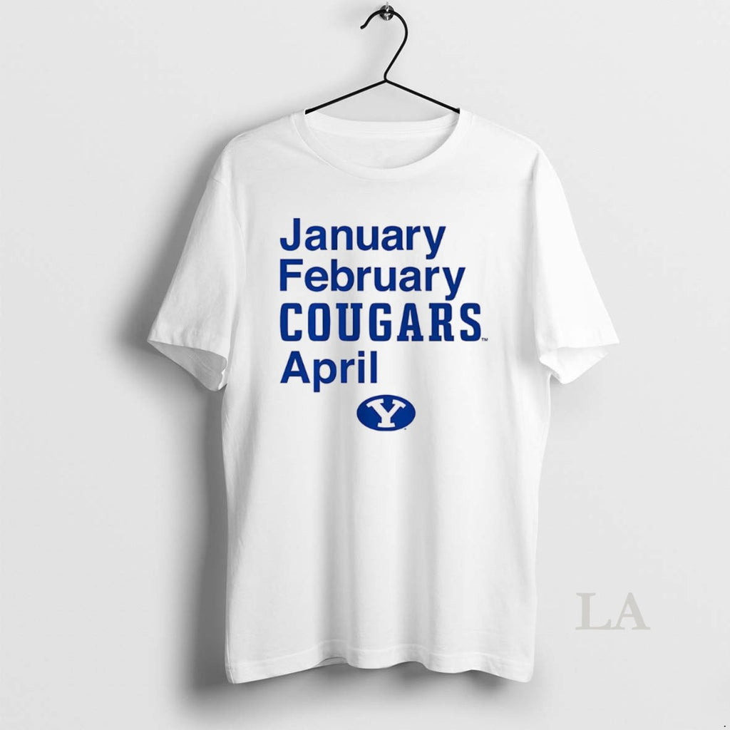 Original Byu Cougars Football January February Cougars April Logo