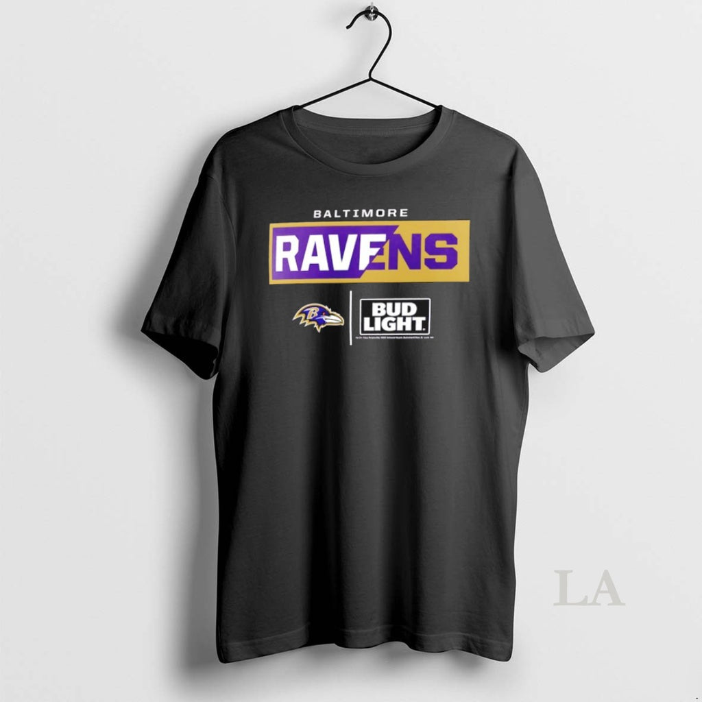 Original Baltimore Ravens National Football League X Bud Light Logo