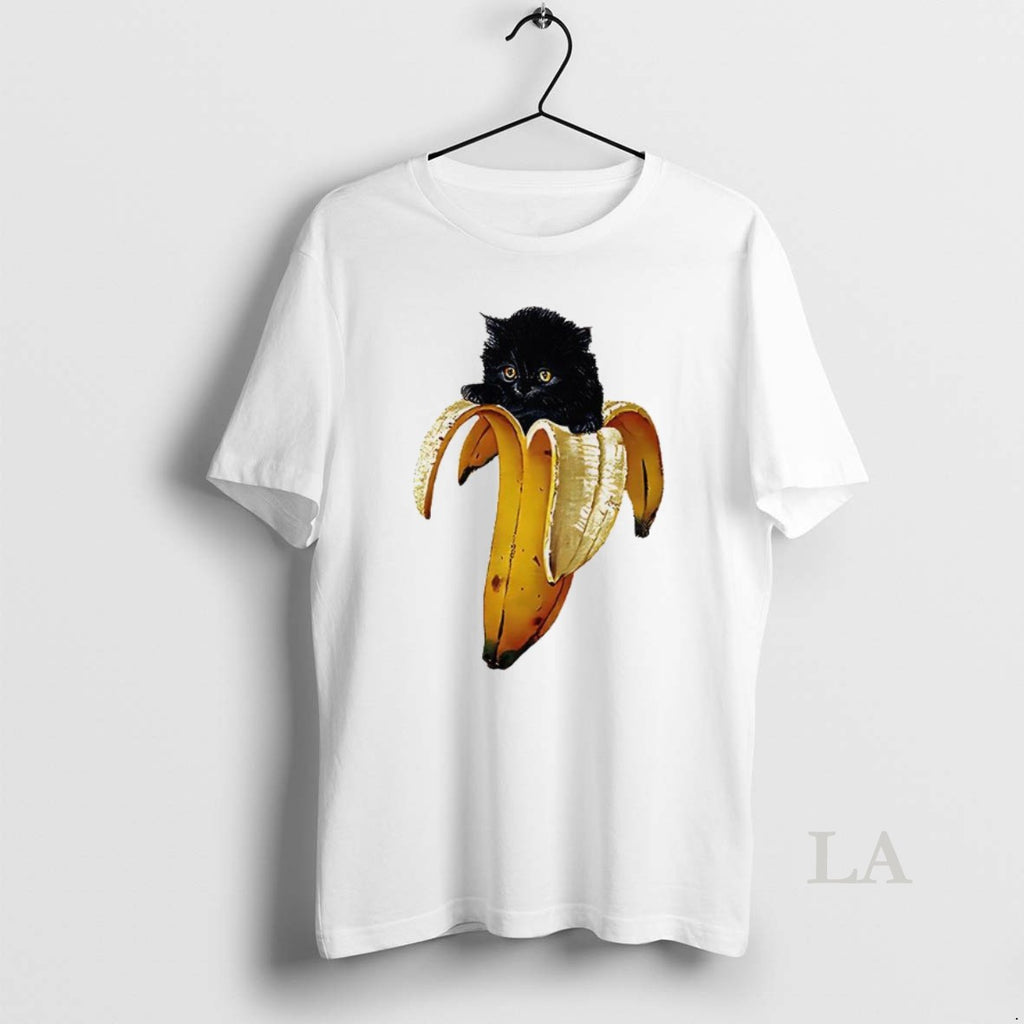 Original Banana Cat Meme Black Kitten