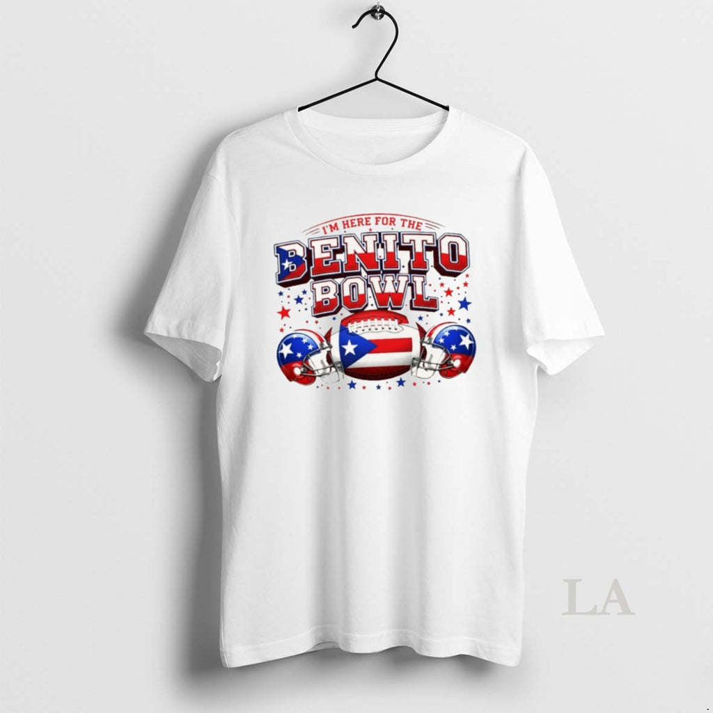 Original Benito Bowl Bad Bunny Im Here For The Benito Bowl Logo