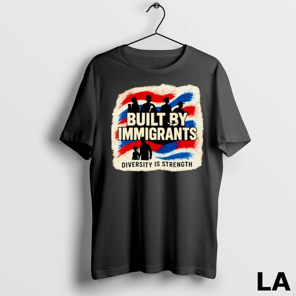 Original Built By Immigrants Diversity Is Strength Ornaments