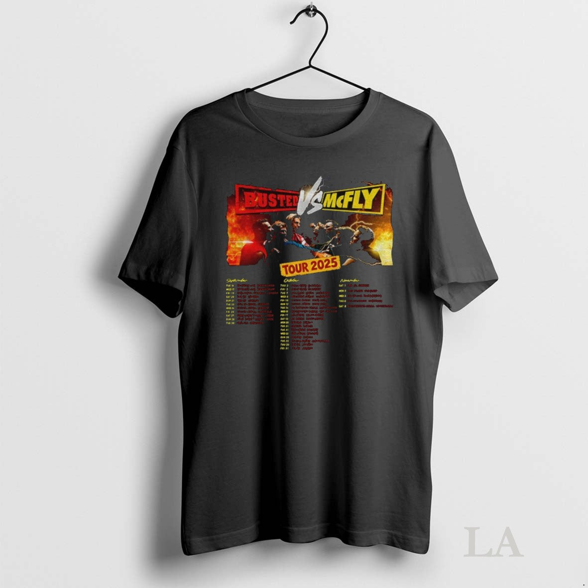 Original Busted Vs Mcfly Tour 2025 World Tour Unisex , , , Long Sleeve Tee