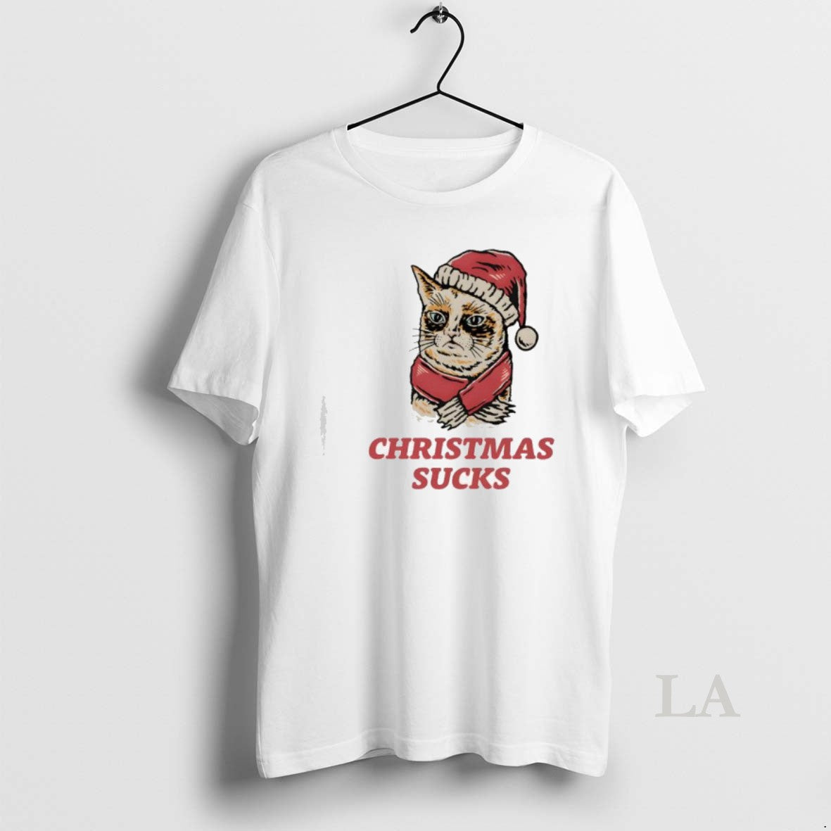 Original Cat Funny Christmas Sucks Unisex , , , Long Sleeve Tee