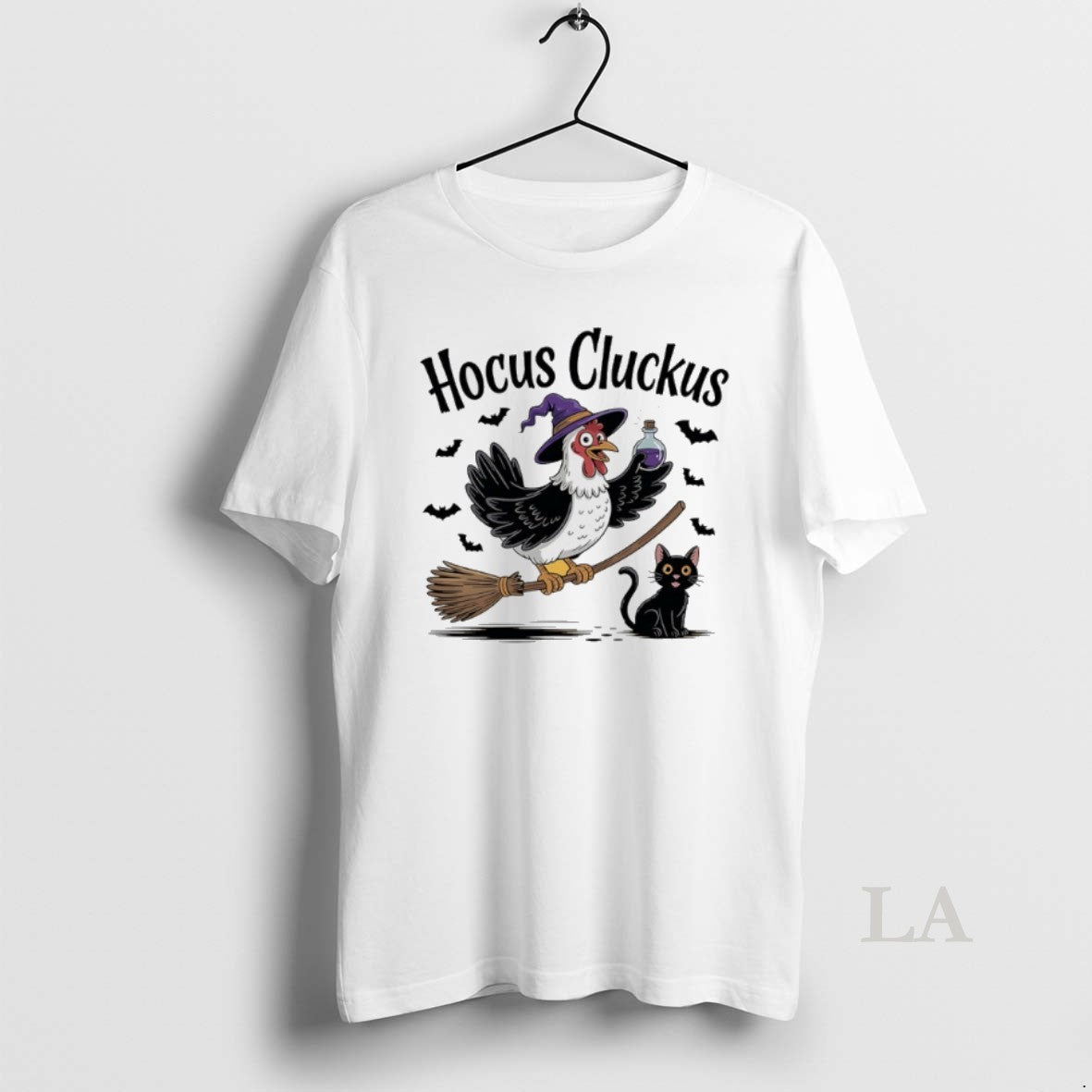 Original Chicken Hocus Cluckus Cat Halloween Unisex , , , Long Sleeve Tee