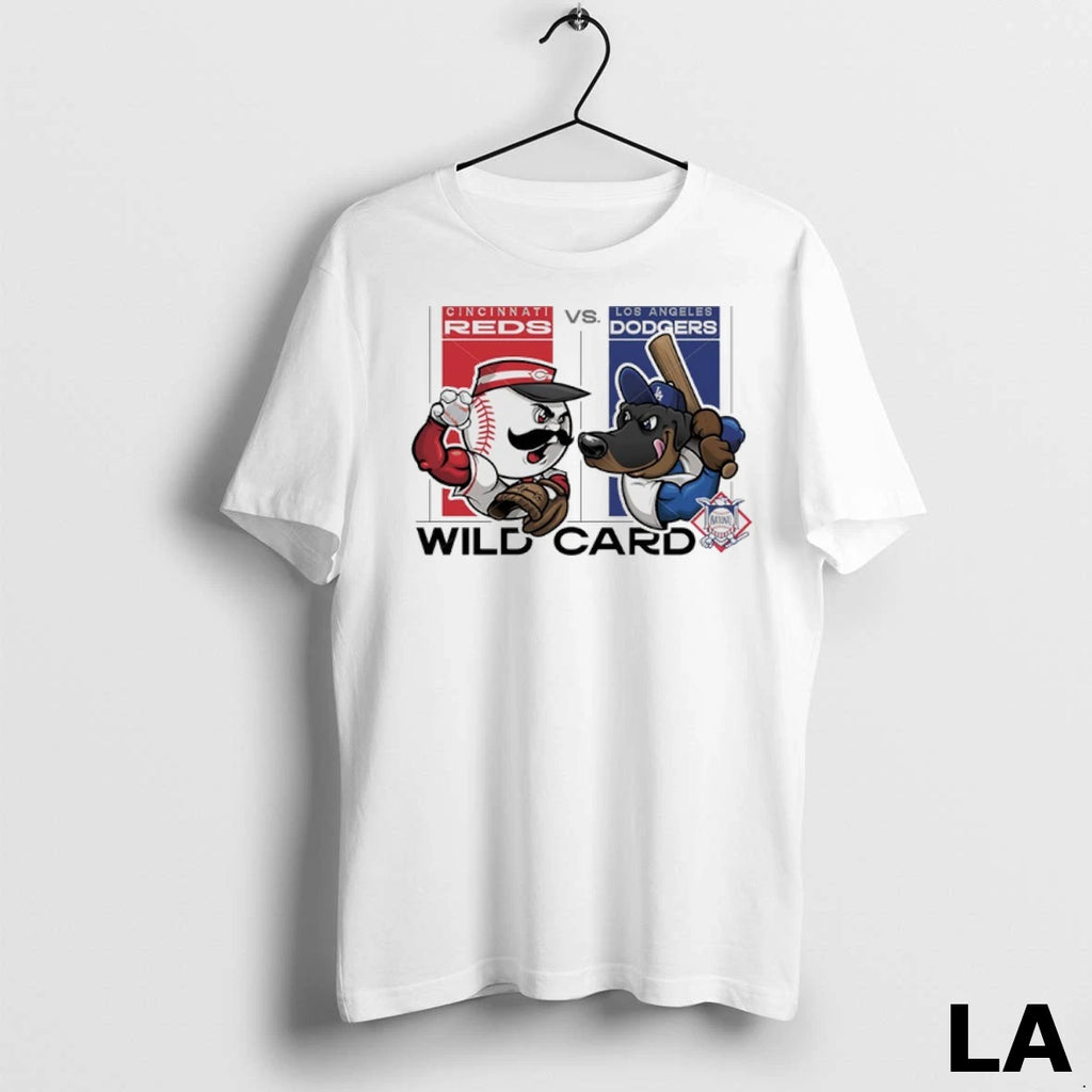 Original Cincinnati Reds Vs Los Angeles Dodgers 2025 Nl Wild Card Mascot