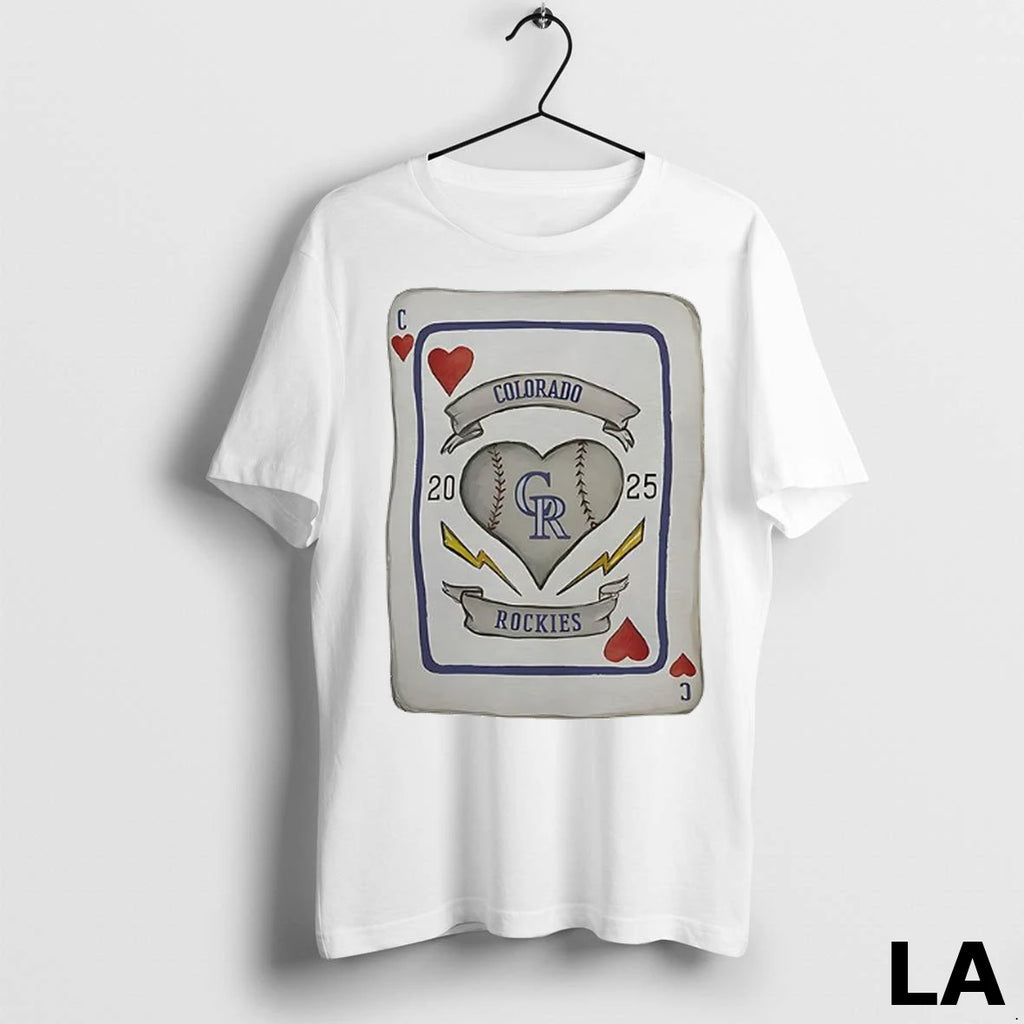 Original Colorado Rockies Basseball Card Heart X Tiny Turnip