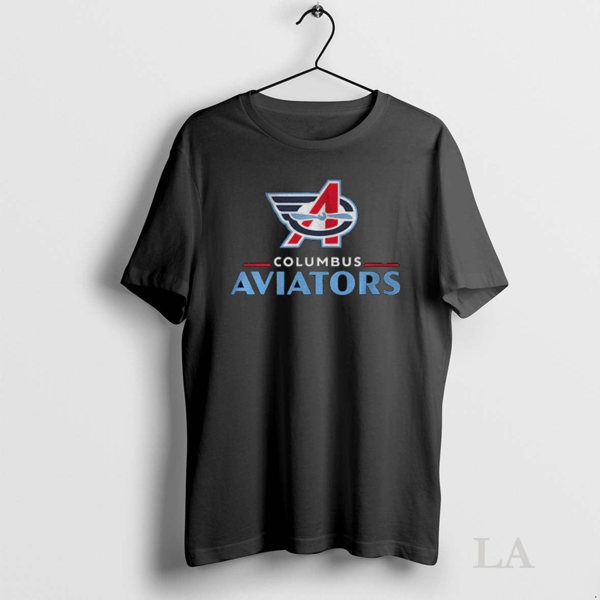 Original Columbus Aviators Lockup Logo 2025 Unisex , , , Long Sleeve Tee