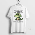 Original Crocodile Once Upon A Time I Was Sweet And Innocent And Then Shit Happened Unisex , , , Long Sleeve Tee