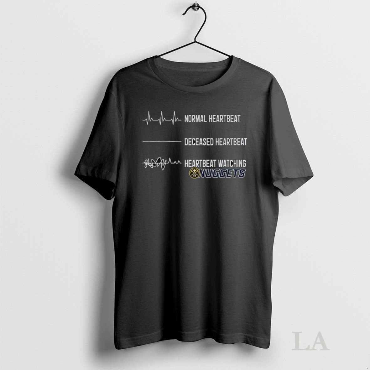 Original Denver Nuggets Normal Heartbeat Deceased Heartbeat Heartbeat Watching Unisex , , , Long Sleeve Tee