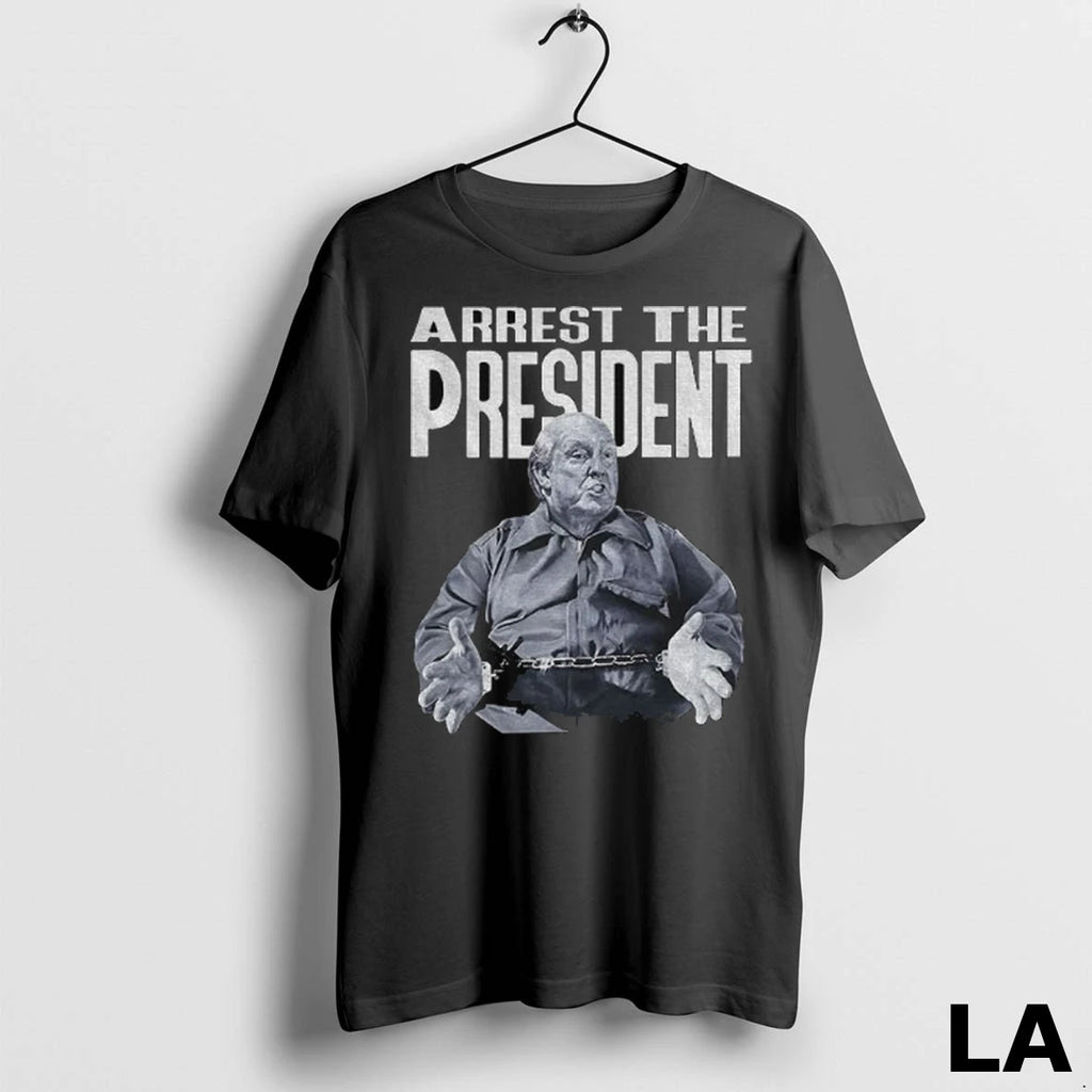 Original Donald Trump Bald Lock Him Up Illustration Arrest The President
