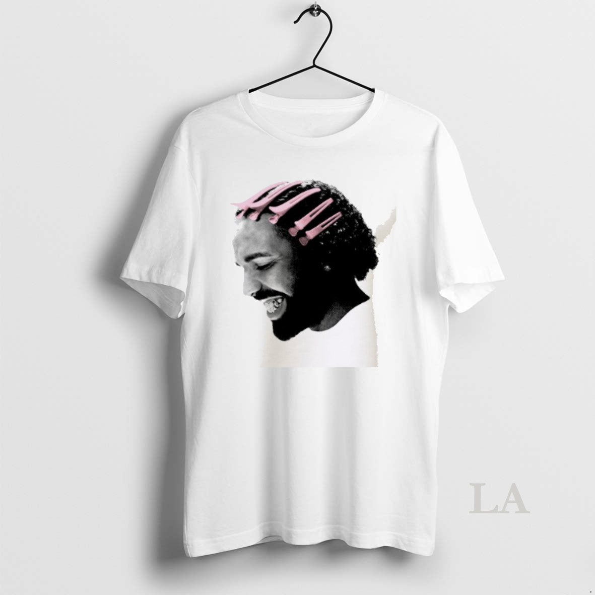 Original Drake Pink Clips Face Unisex , , , Long Sleeve Tee