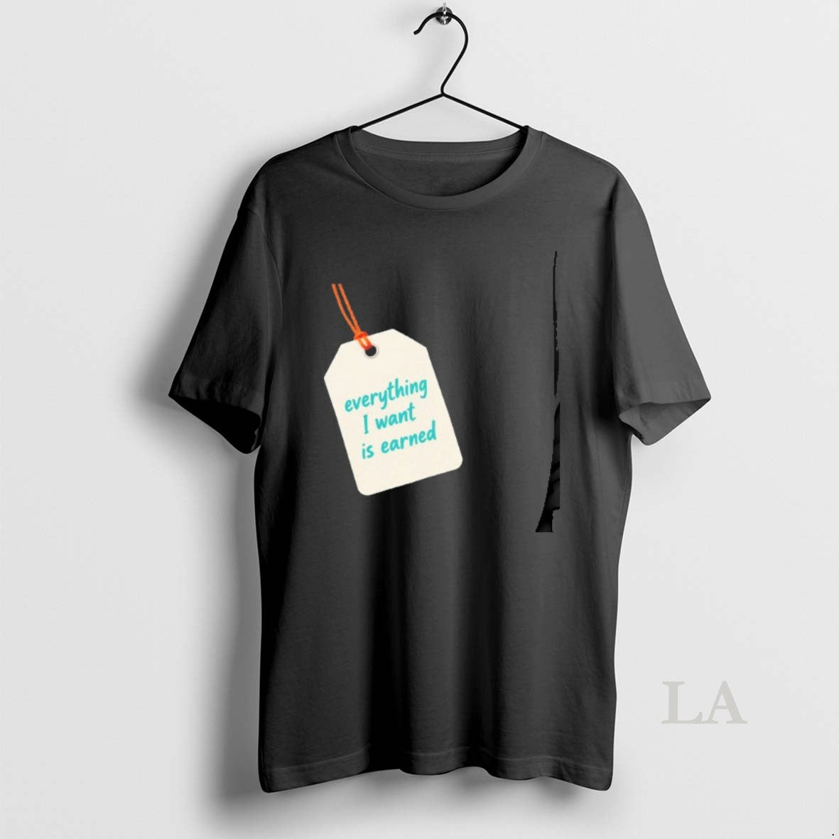 Original Everything I Want Is Earned Unisex , , , Long Sleeve Tee