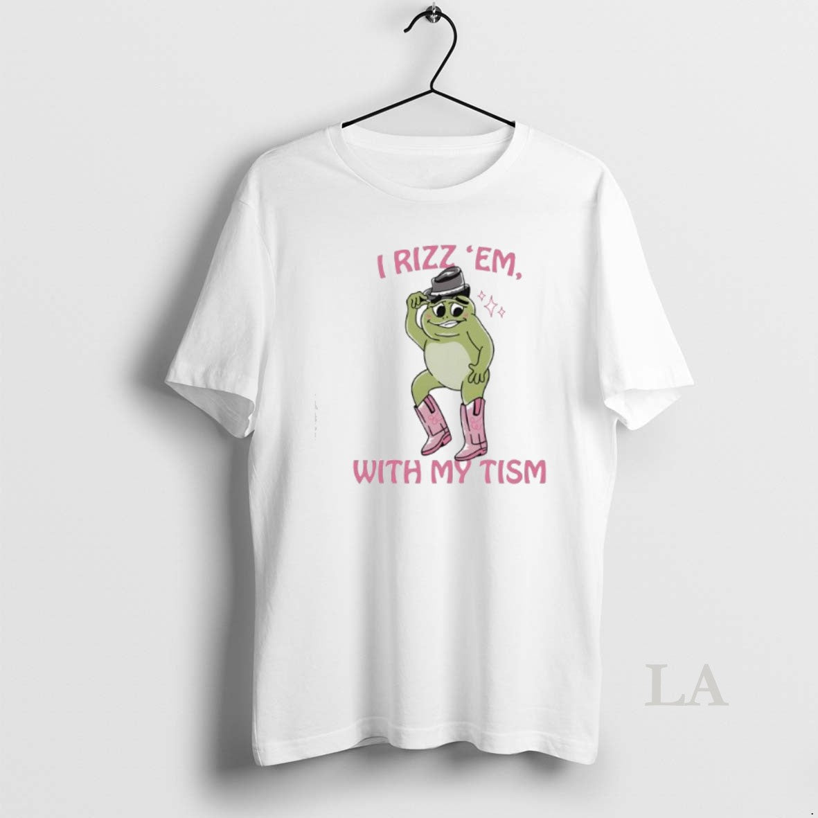 Original Frog Cute I Rizz Em With My Tism Unisex , , , Long Sleeve Tee