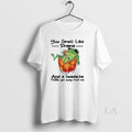 Original Frog You Smell Like Drama And A Headache Please Get Away From Me Unisex , , , Long Sleeve Tee