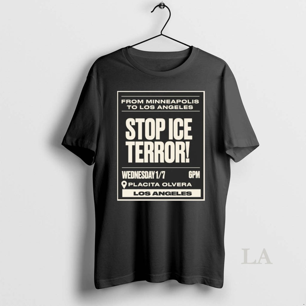 Original From Minneapolis To Los Angeles Stop Ice Terror Placita Olvera Los Angeles