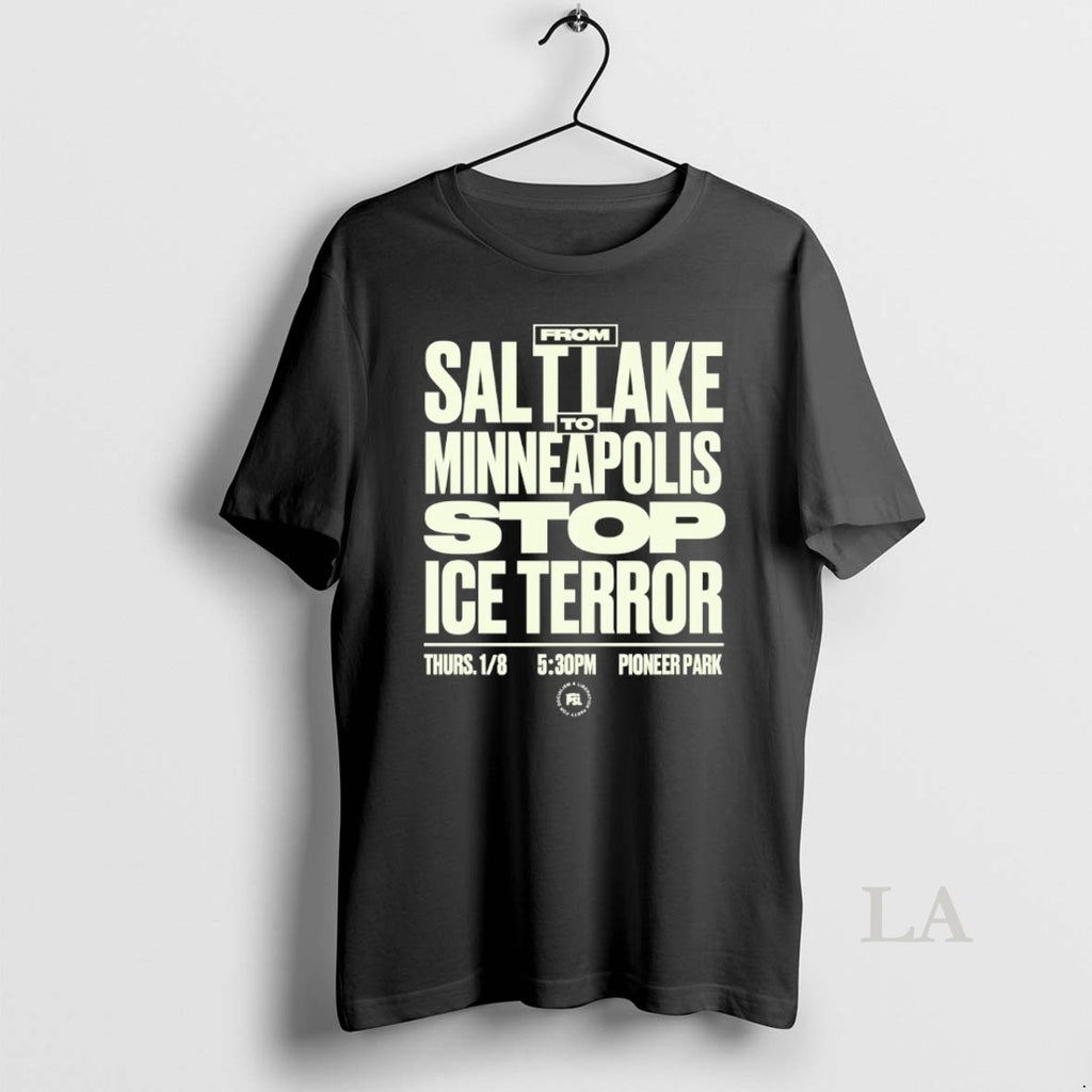 Original From Salt Lake To Minneapolis Stop Ice Terror Thurs 1 8 Pioneer Park