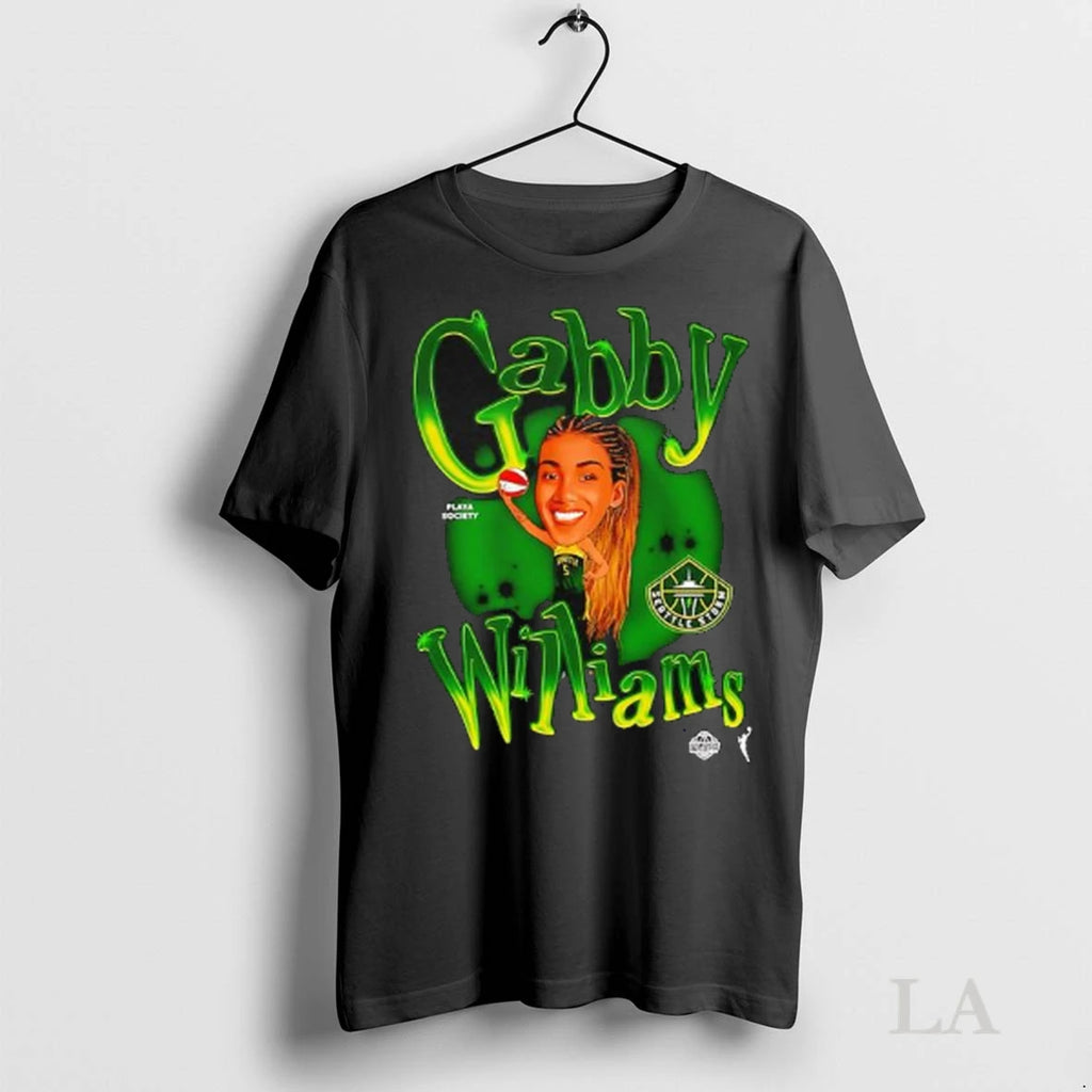 Original Gabby Williams Seattle Stormwnba Player Playa Society Graphic Ladies