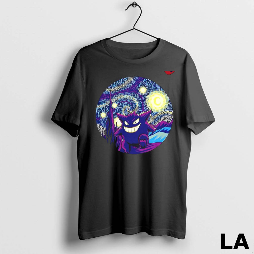 Original Gengar X Van Goghs Starry Night Starry Ghost
