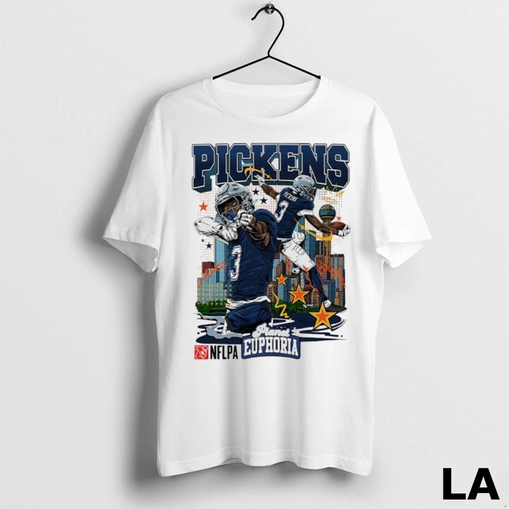 Original George Pickens Dallas Cowboys Player City Skyline Graphic