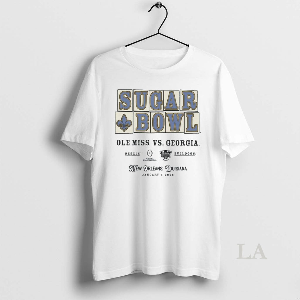Original Georgia Bulldogs Vs Ole Miss 2026 Allstate Sugar Bowl Street Tiles