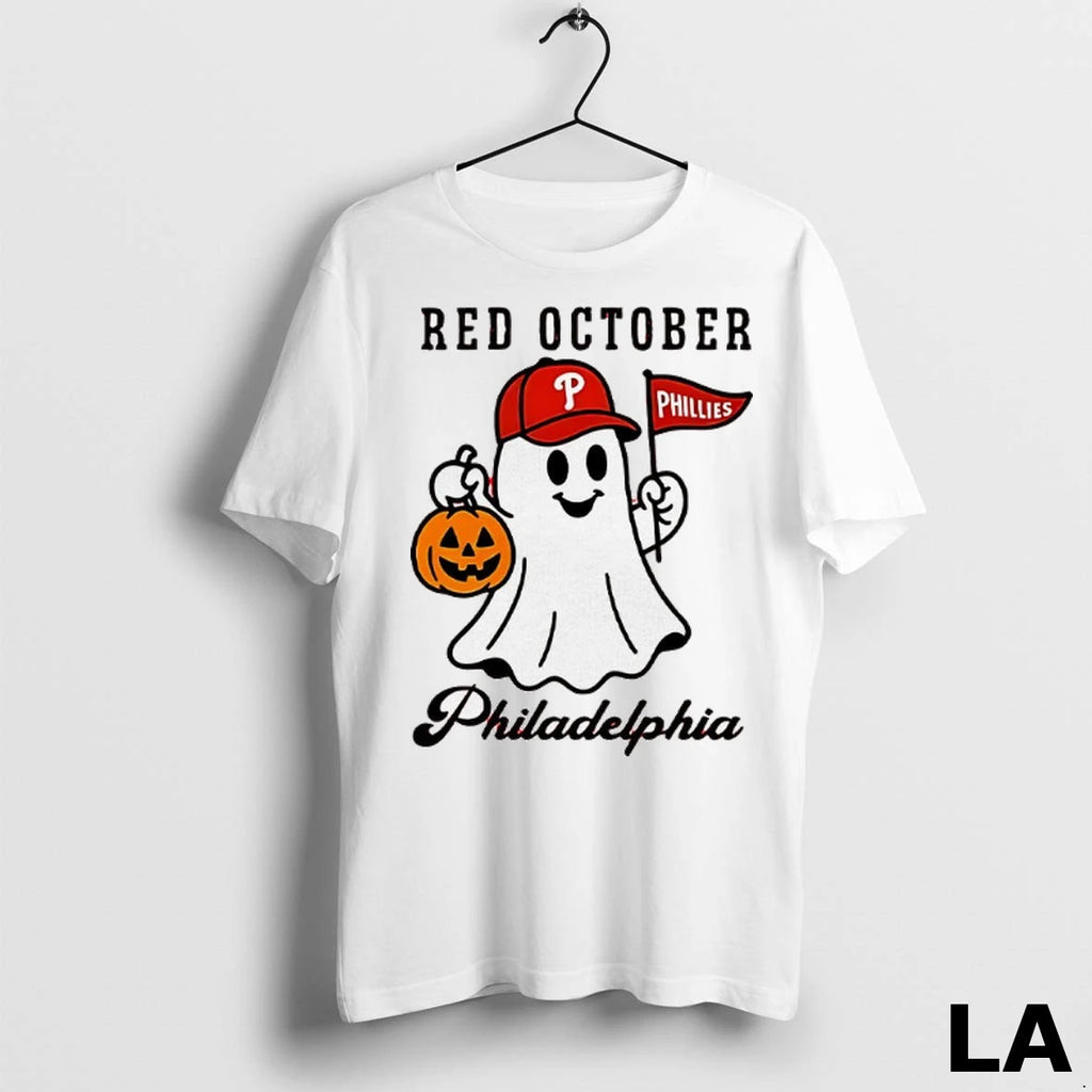 Original Ghost Red October Philadelphia Phillies Halloween