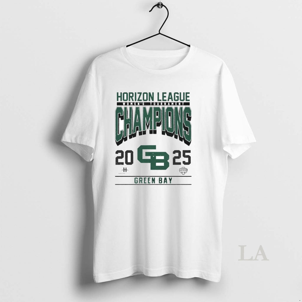 Original Green Bay 2025 Womens Tournament Horizon League Champions Circle