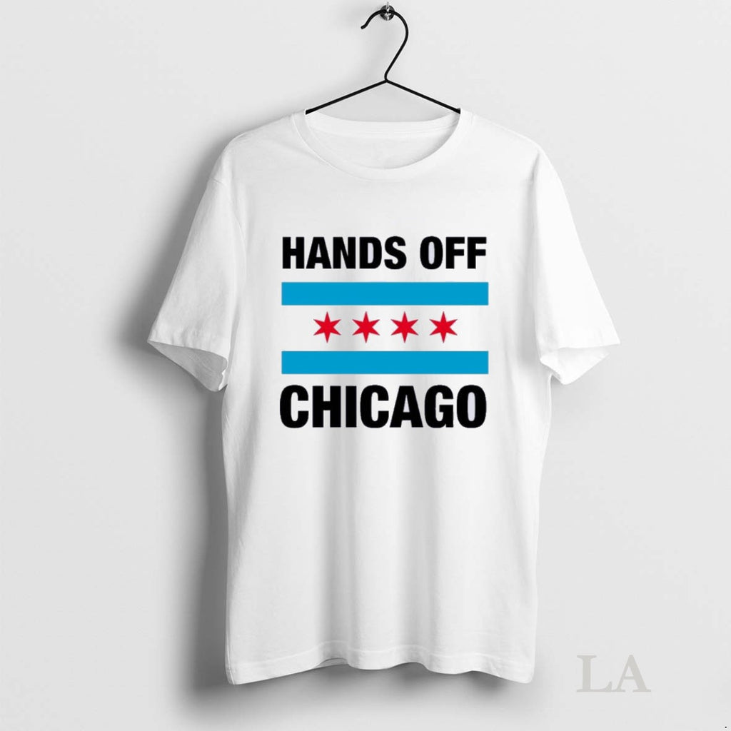 Original Hands Off Chicago Flag 2025