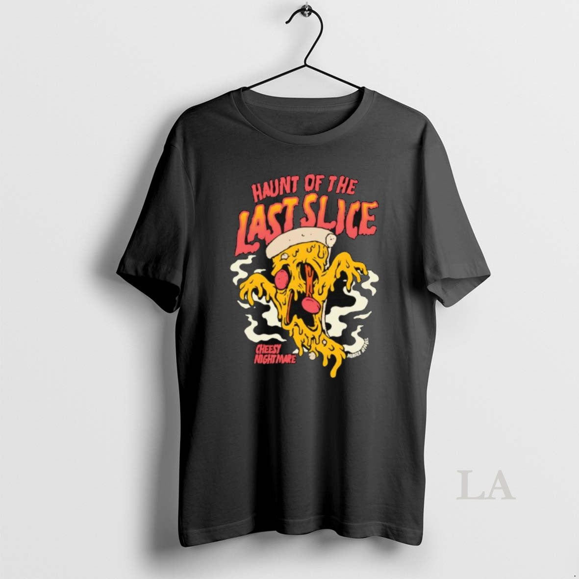 Original Haunt Of The Last Slice Pizza Cheesy Night Mare Unisex , , , Long Sleeve Tee