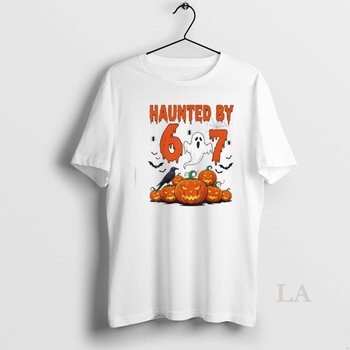 Original Haunted By 67 Funny Haunted By 6 7 Funny 6 7 Halloween Unisex , , , Long Sleeve Tee