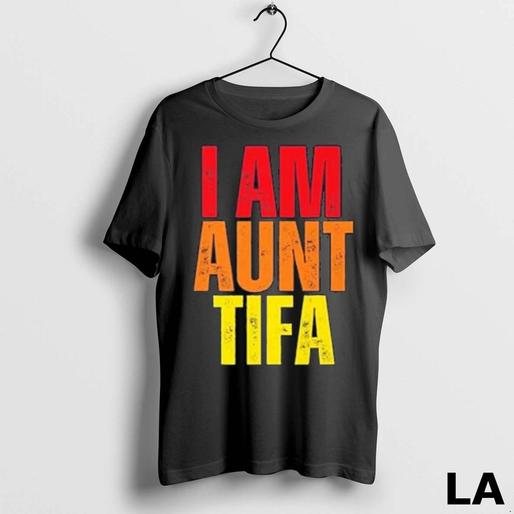 Original I Am Aunt Tifa Sarcastic Sassiest Aunt Long Sleve