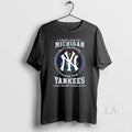 Original I May Live In Michigan But I Alway Have The New York Yankees In Unisex , , , Long Sleeve Tee