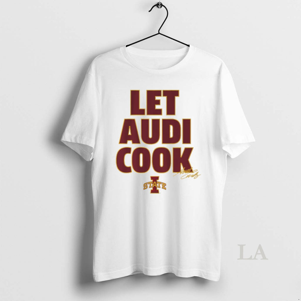 Original Iowa State Cyclones Basketball Audi Crooks Let Audi Cook Signature