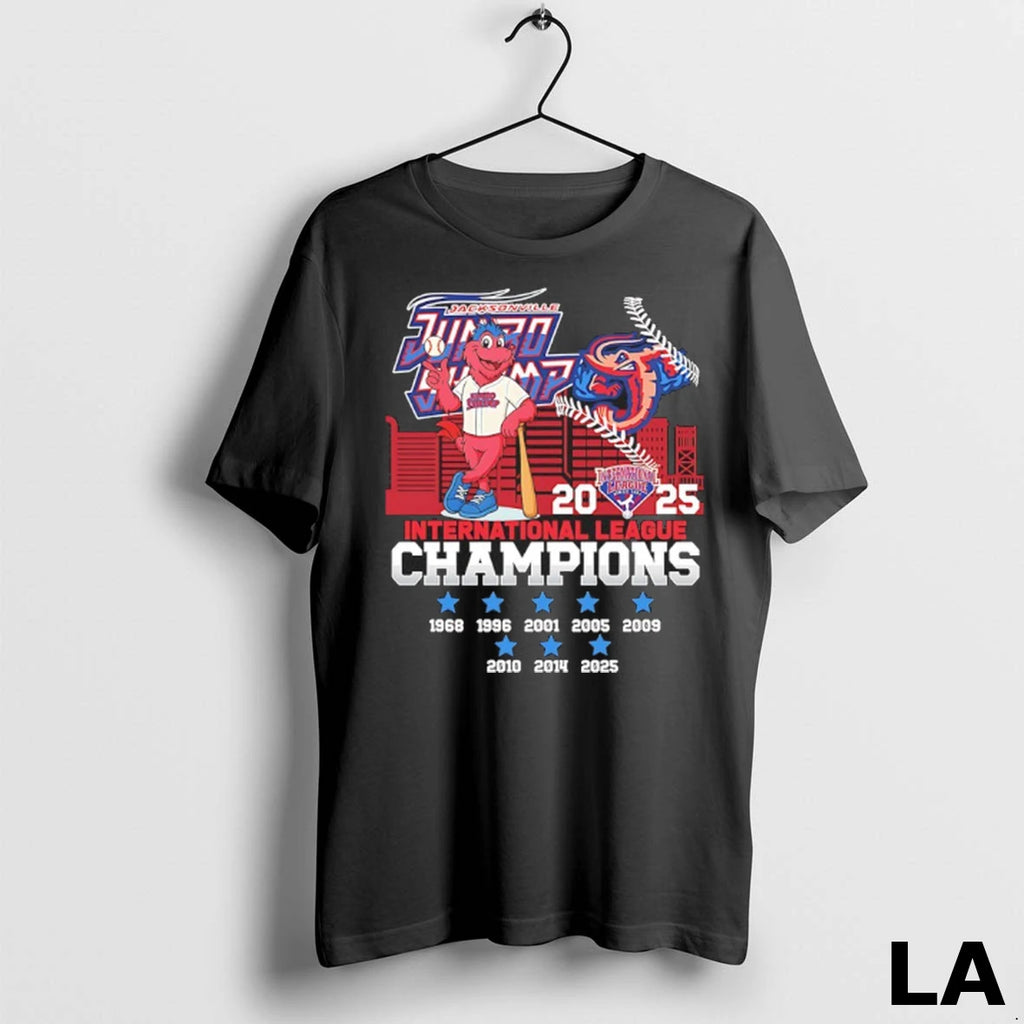 Original Jacksonville Jumbo Shrimp 2025 International League 8x Champions Mascot