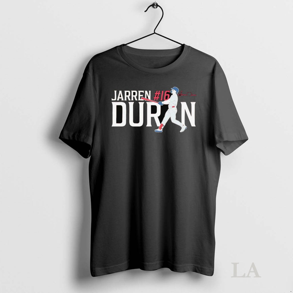 Original Jarren Duran 16 Batting Signature Boston Red Sox