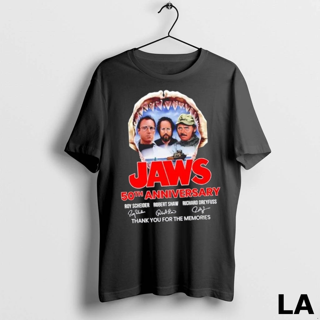 Original Jaws 50th Anniversary Roy Scheider Robert Shaw Richard Dreyfuss Signatures