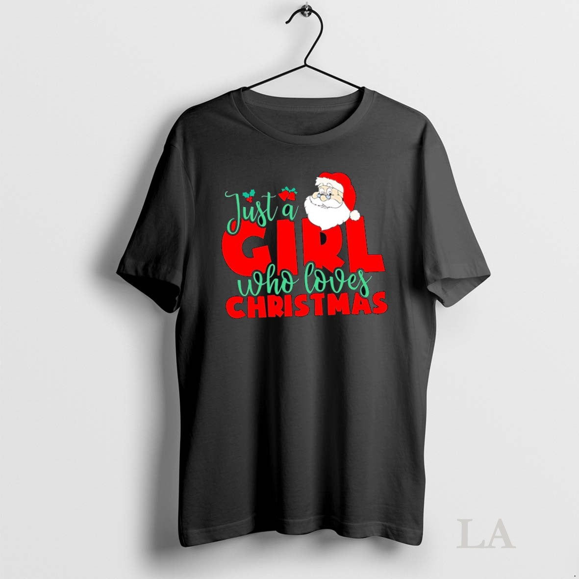 Original Just A Girl Who Loves Christmas Santa Claus Unisex , , , Long Sleeve Tee