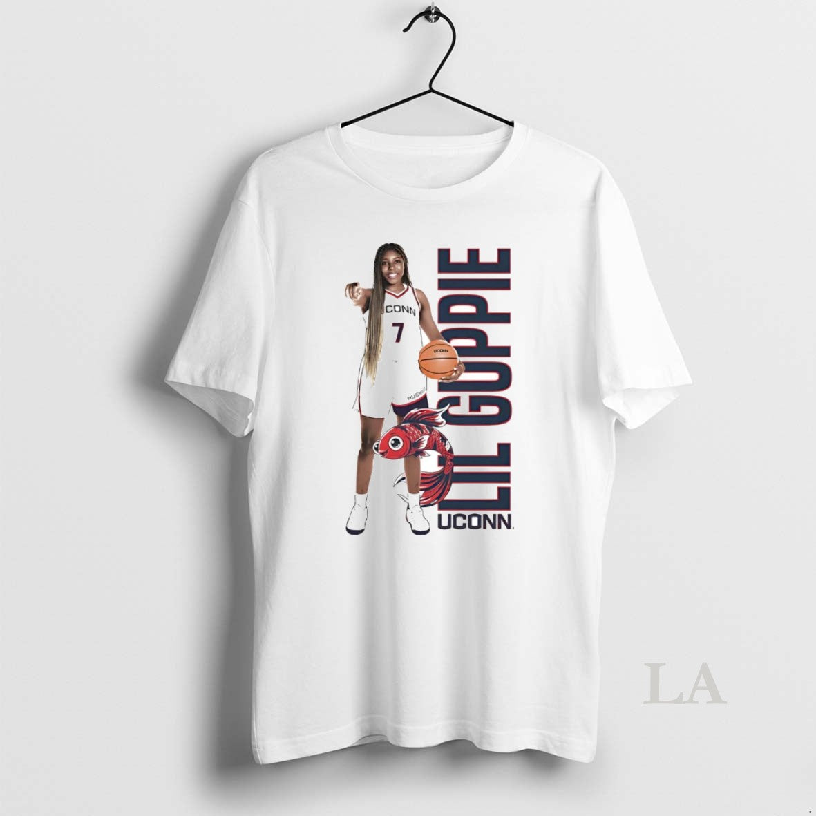Original Kelis Fisher Lil Guppie Uconn Huskies T-Shirts