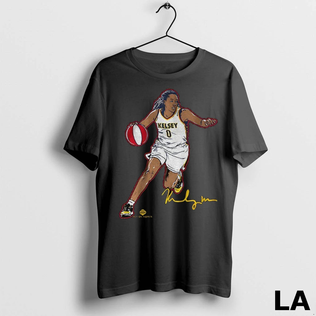 Original Kelsey Mitchell Superstar Pose Indiana Fever Wnba Basketball Signature
