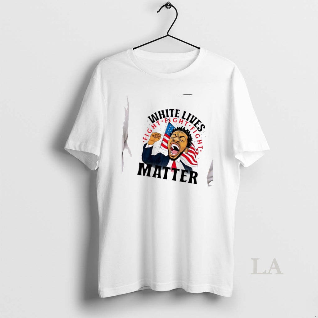 Original Kendrick Lamar White Lives Fight Fight Fight Matter Us Flag