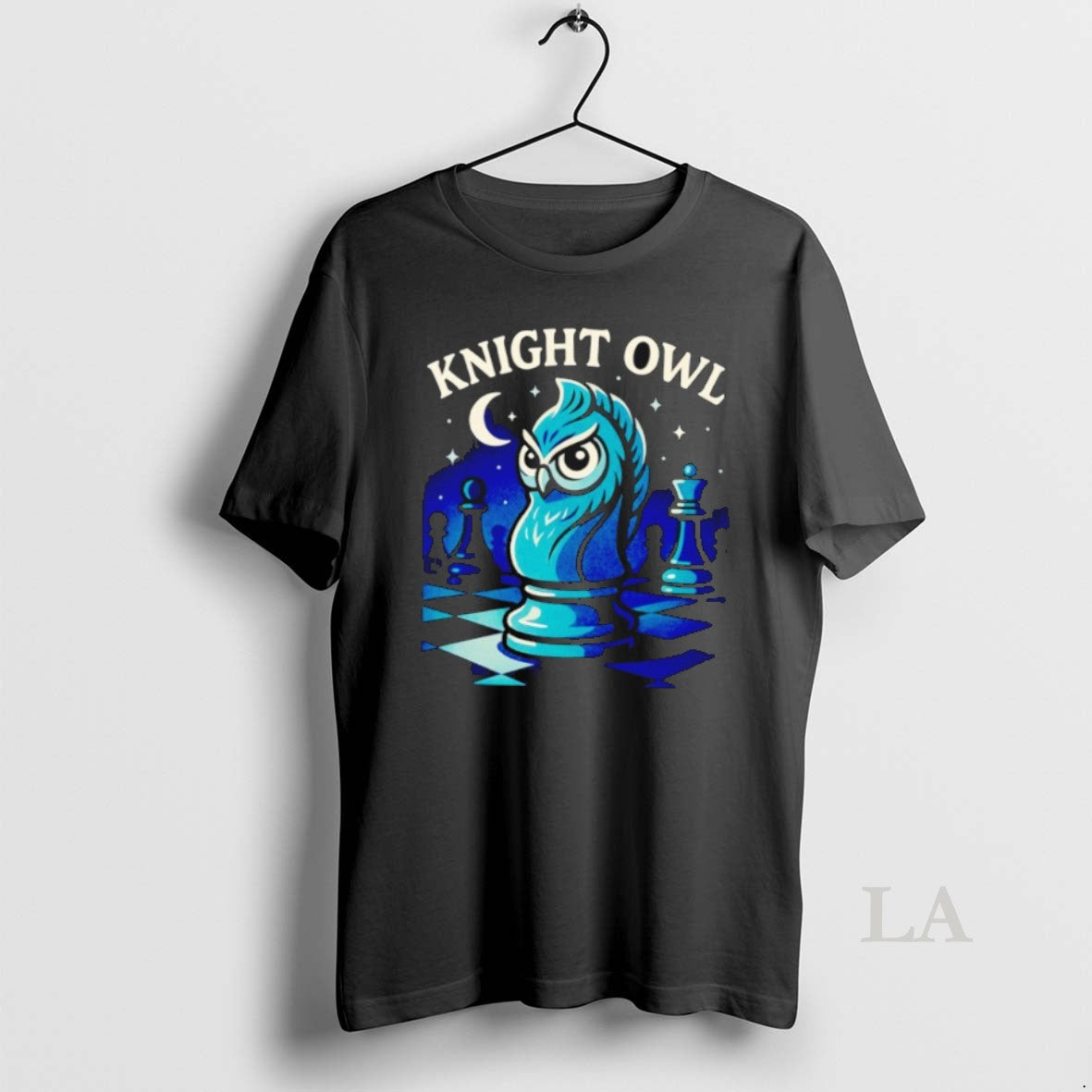Original Knight Owl Chess Unisex , , , Long Sleeve Tee