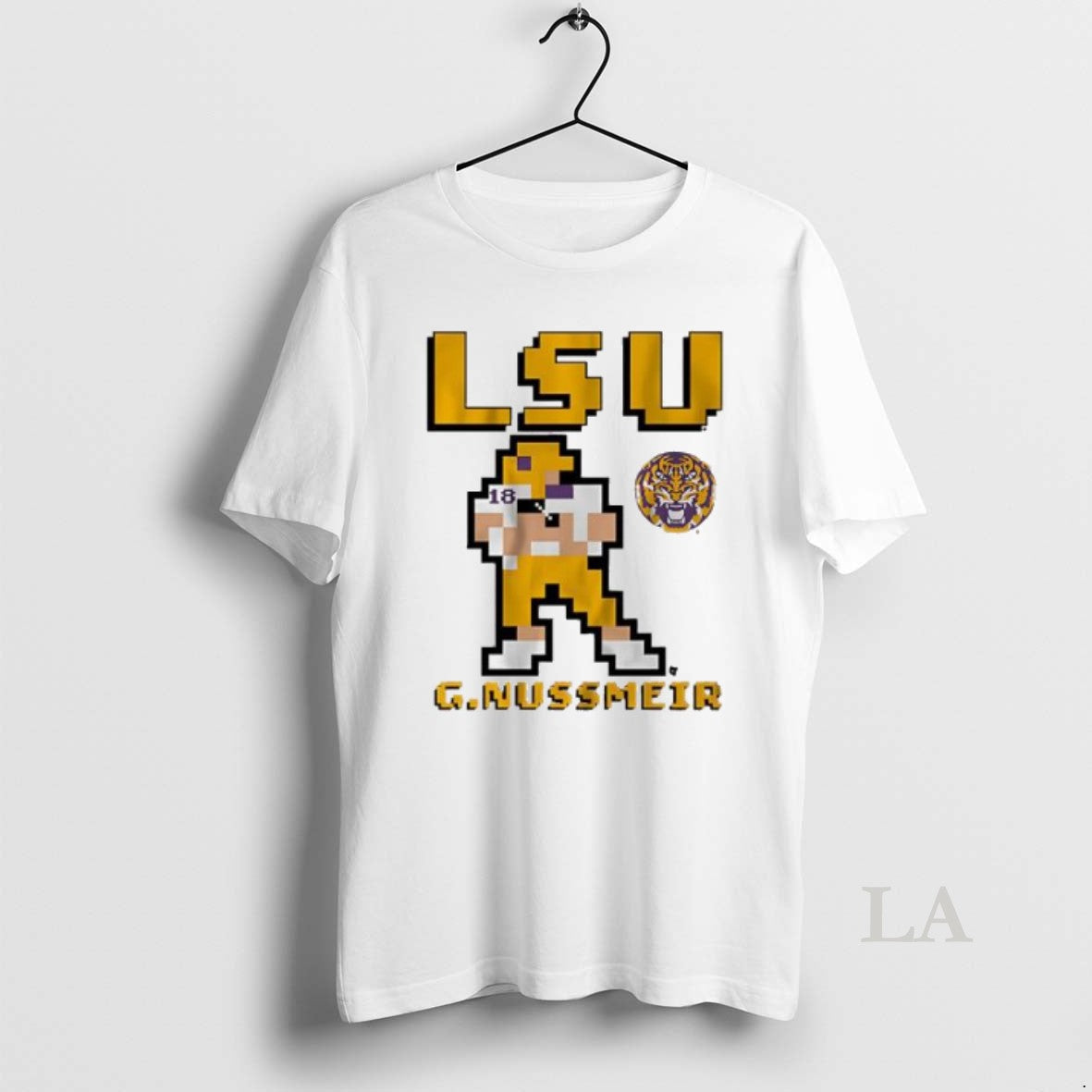 Original Lsu Football Garrett Nussmeier Retro Baller Graphic Unisex , , , Long Sleeve Tee