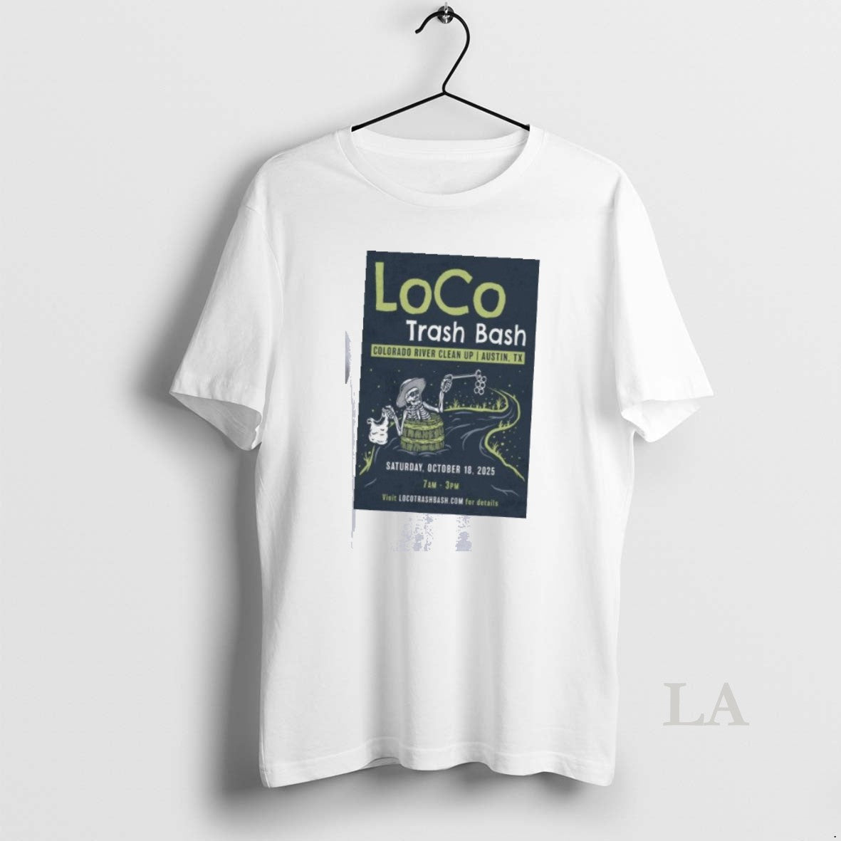 Original Loco Trash Bash Colorado River Clean Up Austin October 18 2025 Unisex , , , Long Sleeve Tee